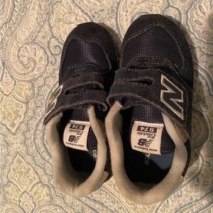 New balance navy sneakers.  size 8 toddler